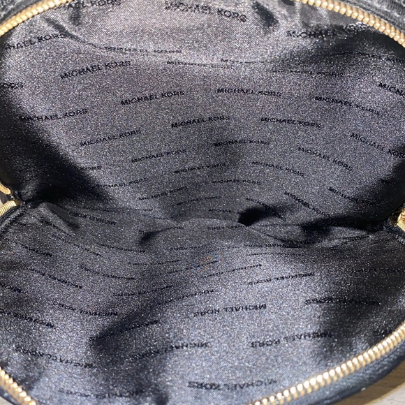 Michael Kors Black Embroidered Rhea Backpack - Picture 8 of 9